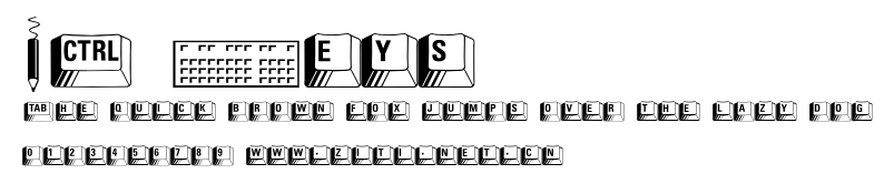 PC Keys.ttf字體轉換器圖片