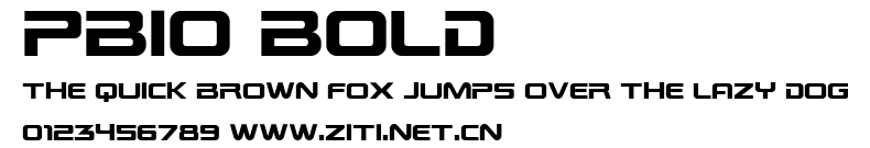 PBIO Bold.ttf字體轉換器圖片