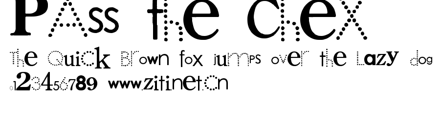PAss the CheX.ttf字體轉換器圖片