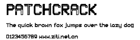PATCHCRACK.ttf字體轉換器圖片