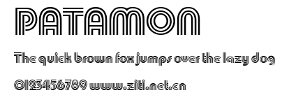 PATAMON.ttf字體轉換器圖片