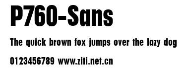 P760-Sans.ttf字體轉換器圖片