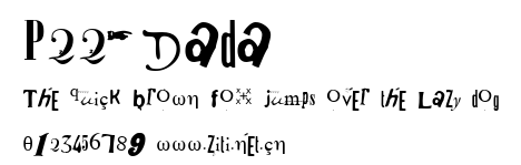 P22 Dada.ttf字體轉換器圖片