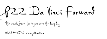 P22 Da Vinci Forward.ttf字體轉換器圖片
