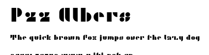 P22 Albers.ttf字體轉換器圖片