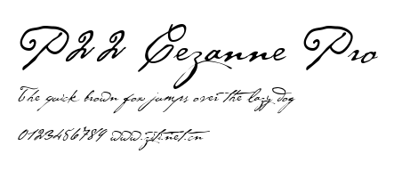P22 Cezanne Pro.ttf字體轉換器圖片