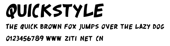 quickstyle.ttf字體轉換器圖片