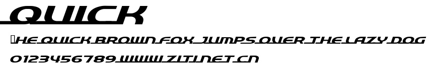 quick.ttf字體轉換器圖片