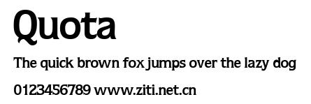 Quota.ttf字體轉換器圖片