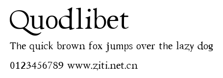 Quodlibet.ttf字體轉換器圖片