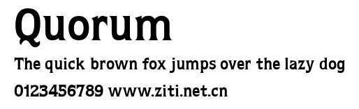 Quorum.ttf字體轉換器圖片