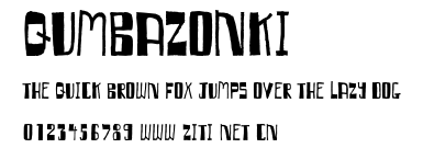 Qumbazonki.otf字體轉換器圖片