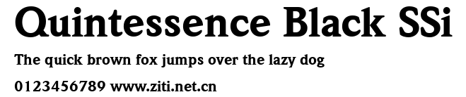 Quintessence Black SSi.ttf