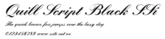 Quill Script Black SSi.ttf