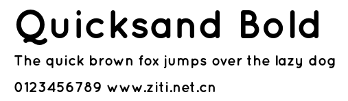 Quicksand Bold.otf字體轉換器圖片