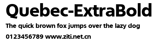 Quebec-ExtraBold.ttf字體轉換器圖片