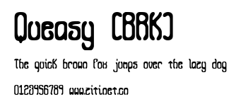 Queasy (BRK).ttf字體轉換器圖片
