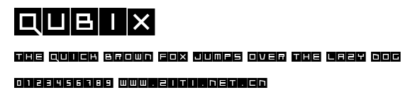 Qubix.ttf字體轉換器圖片