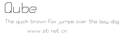 Qube.otf字體轉換器圖片