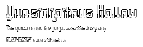 Quasidipitous Hollow.ttf字體轉換器圖片