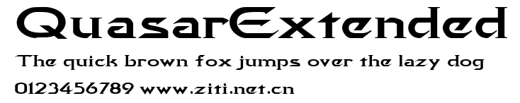 QuasarExtended.ttf字體轉換器圖片
