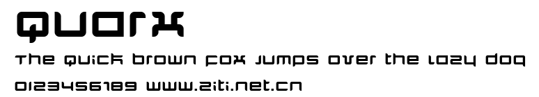 Quarx.ttf字體轉換器圖片