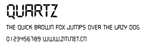 Quartz.ttf字體轉換器圖片