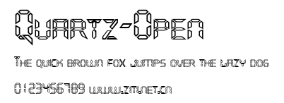 Quartz-Open.ttf字體轉換器圖片
