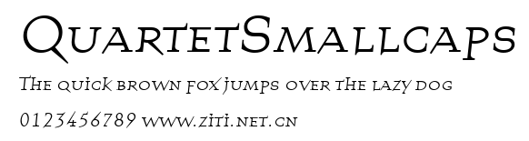 QuartetSmallcaps.ttf字體轉換器圖片