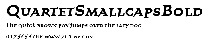 QuartetSmallcapsBold.ttf字體轉換器圖片