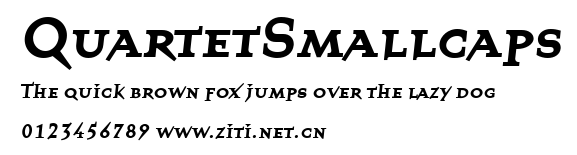 QuartetSmallcaps.ttf字體轉換器圖片