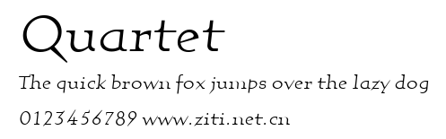 Quartet.ttf字體轉換器圖片