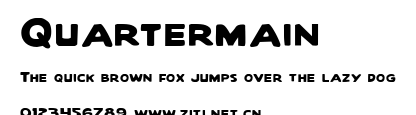 Quartermain.ttf字體轉換器圖片