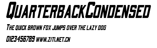 QuarterbackCondensed.ttf字體轉換器圖片