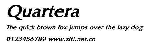 Quartera.ttf字體轉換器圖片