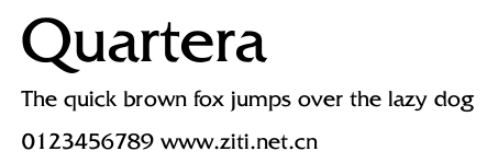 Quartera.ttf字體轉換器圖片