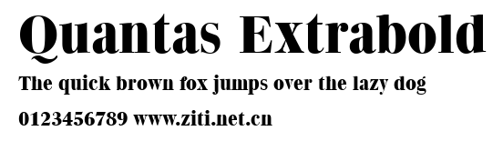 Quantas Extrabold.ttf字體轉換器圖片