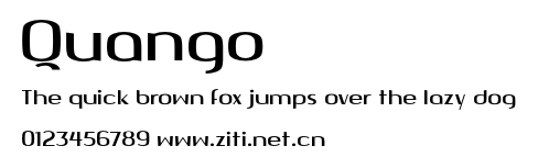 Quango.otf字體轉換器圖片