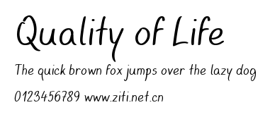 Quality of Life.ttf字體轉換器圖片