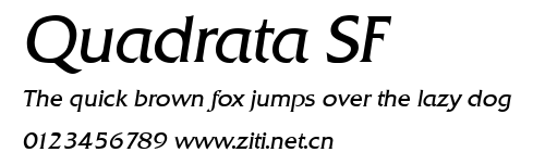 Quadrata SF.ttf字體轉換器圖片