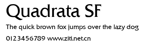 Quadrata SF.ttf字體轉換器圖片