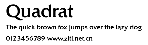 Quadrat.ttf字體轉換器圖片