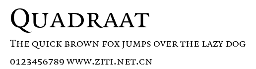 Quadraat.ttf字體轉換器圖片