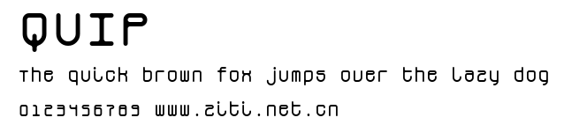 QUIP.ttf字體轉換器圖片