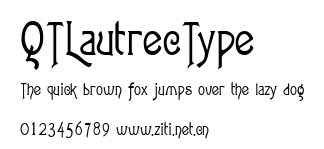 QTLautrecType.ttf字體轉換器圖片
