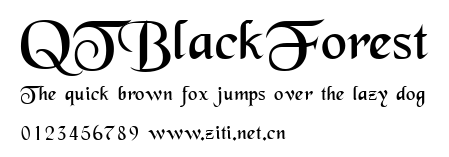 QTBlackForest.ttf