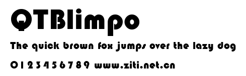 QTBlimpo.ttf字體轉換器圖片