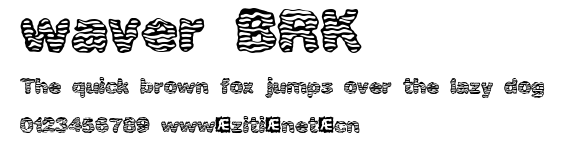 waver BRK.ttf字體轉換器圖片