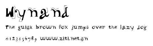 Wynand.ttf字體轉換器圖片