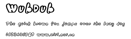 WubDub.ttf字體轉換器圖片